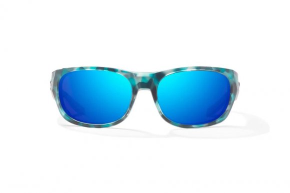 BAJIO DARIEN | Frame Color: Light Blue Water Matte | Lens Color: Blue Mirror | Lens Material: Polycarbonate Lenses