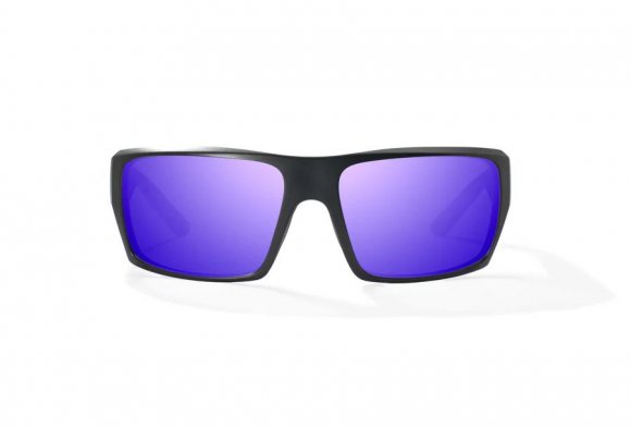 BAJIO NATO | Frame Color: Black Matte | Lens Color: Violet Mirror | Lens Material: Polycarbonate Lenses