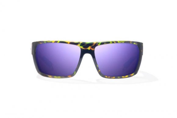 BAJIO PALOMETA | Frame Color: Green Rock Gloss | Lens Color: Violet Mirror | Lens Material: Polycarbonate Lenses