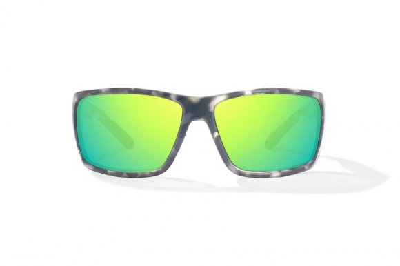 BAJIO BALES BEACH | Frame Gray Rock Matte | Lens Color: Green Mirror | Lens Material: Glass Lenses