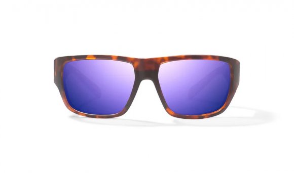 BAJIO PIEDRA | Frame Color: Brown Tortoise Matte | Lens Color: Violet Mirror | Lens Material: Polycarbonate Lenses