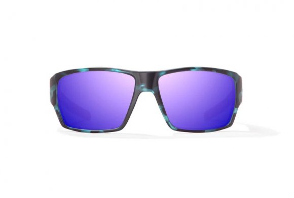 BAJIO VEGA | Frame Color: Blue Water Matte | Lens Color: Violet Mirror | Lens Material: Polycarbonate Lenses