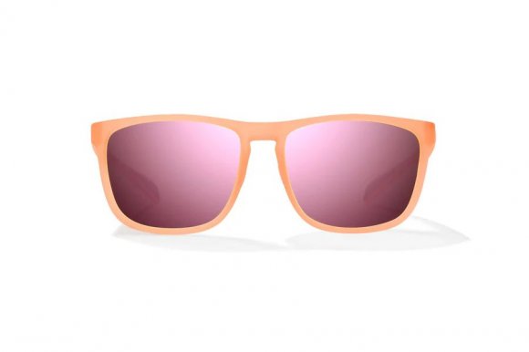 BAJIO CALDA | Frame Color: Peach Glass Matte | Lens Color: Rose Mirror | Lens Material: Polycarbonate Lenses