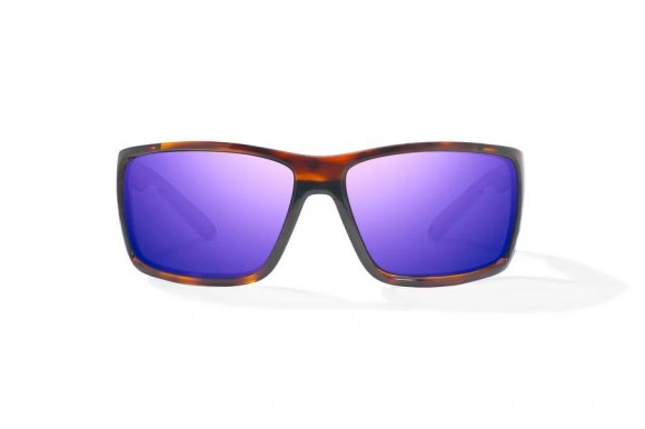 BAJIO BALES BEACH | Frame Color: Brown Tortoise Gloss | Lens Color: Violet Mirror | Lens Material: Polycarbonate Lenses