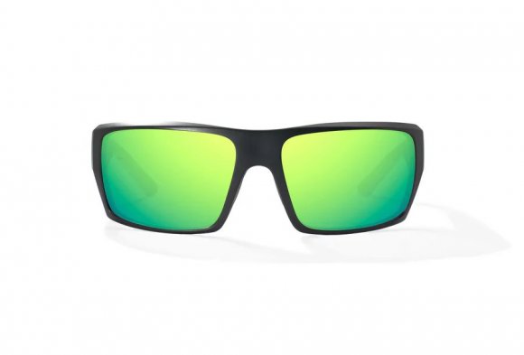 BAJIO NATO | Frame Color: Black Matte | Lens Color: Green Mirror | Lens Material: Glass Lenses
