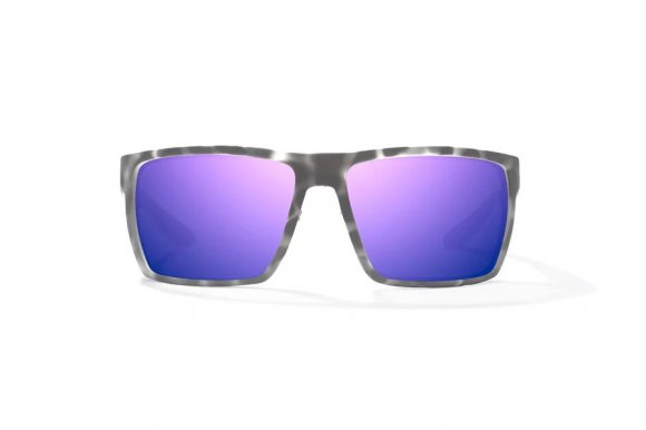 BAJIO STILTSVILLE | Frame Color: Gray Rock Matte | Lens Color: Violet Mirror | Lens Material: Polycarbonate Lenses