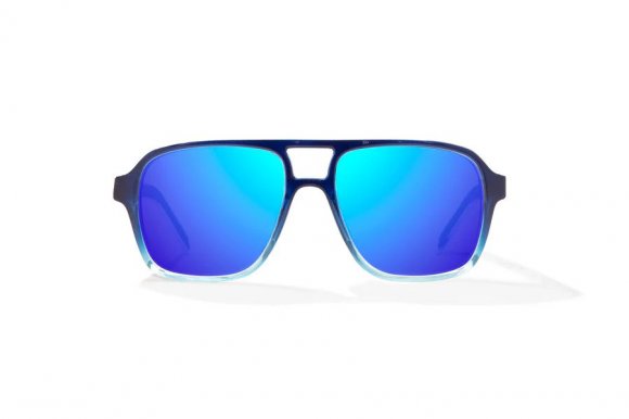 BAJIO 12 SOUTH | Frame Color: Blue Sky Gloss | Lens Color: Blue Mirror | Lens Material: Glass Lenses