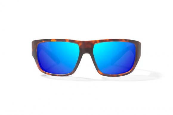 BAJIO PIEDRA | Frame Color: Brown Tortoise Matte | Lens Color: Blue Mirror | Lens Material: Polycarbonate Lenses