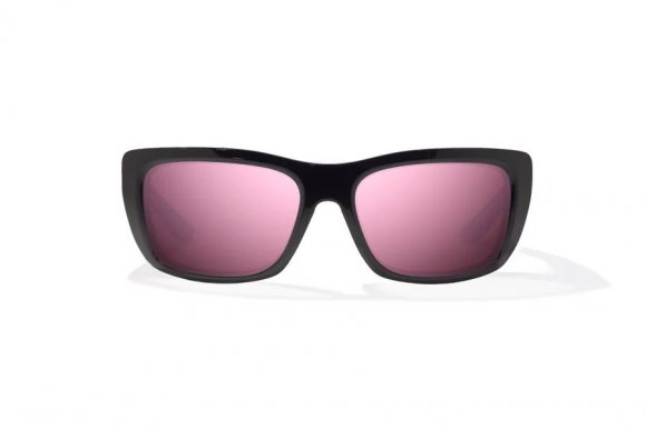 BAJIO ANNETTE | Frame Color: Black Gloss | Lens Color: Rose Mirror | Lens Material: Glass Lenses
