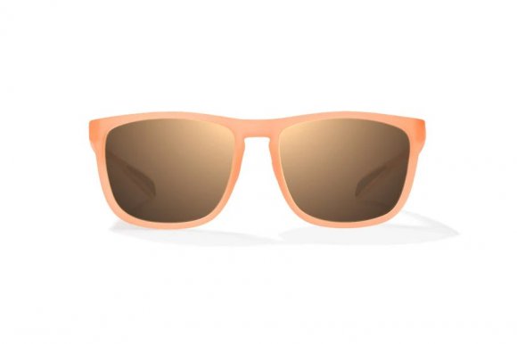 BAJIO CALDA | Frame Color: Peach Glass Matte | Lens Color: Copper | Lens Material: Polycarbonate Lenses