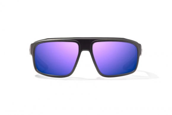 BAJIO GREENLAND | Frame Color: Black Matte | Lens Color: Violet Mirror | Lens Material: Polycarbonate Lenses