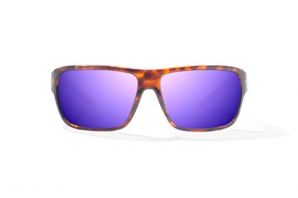 BAJIO RIGOLETS | Frame Color: Brown Tortoise Gloss | Lens Color: Violet Mirror | Lens Material: Polycarbonate Lenses