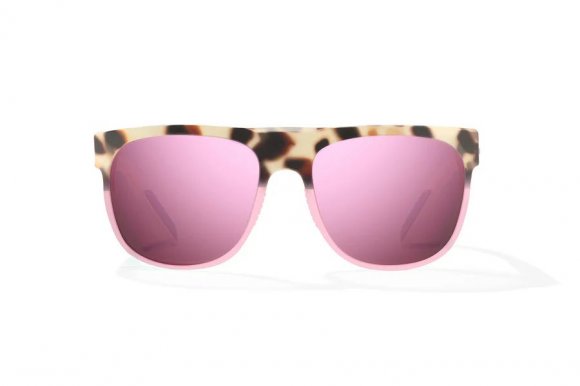 BAJIO CHELEM | Frame Color: Tort-Rose Turtle Gloss | Lens Color: Rose Mirror | Lens Material: Glass Lenses