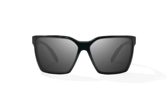 BAJIO ELDORA | Frame Color: Black Gloss | Lens Color: Grey | Lens Material: Glass Lenses