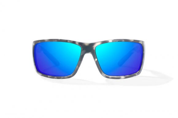 BAJIO BALES BEACH | Frame Gray Rock Matte | Lens Color: Blue Mirror | Lens Material: Polycarbonate Lenses