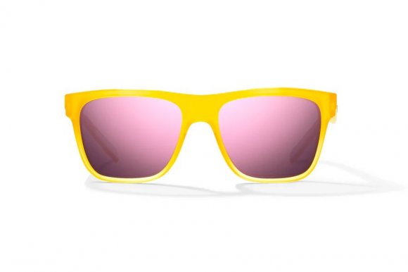 BAJIO HOPEDALE | Frame Color: Yellow Glass Matte | Lens Color: Rose Mirror | Lens Material: Glass Lenses