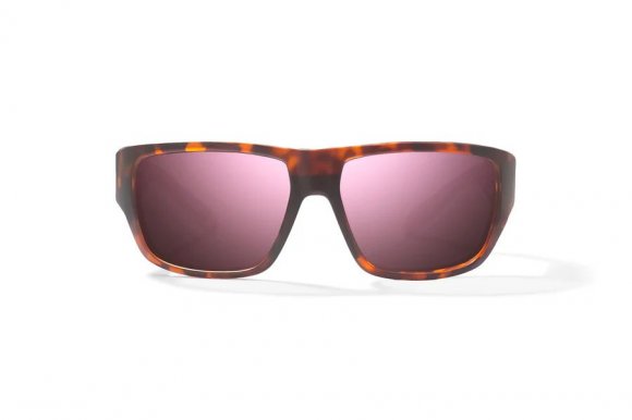 BAJIO PIEDRA | Frame Color: Brown Tortoise Matte | Lens Color: Rose Mirror | Lens Material: Glass Lenses