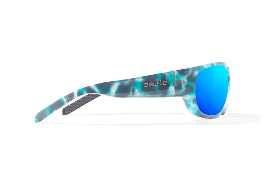 BAJIO DARIEN | Frame Color: Light Blue Water Matte | Lens Color: Blue Mirror | Lens Material: Polycarbonate Lenses