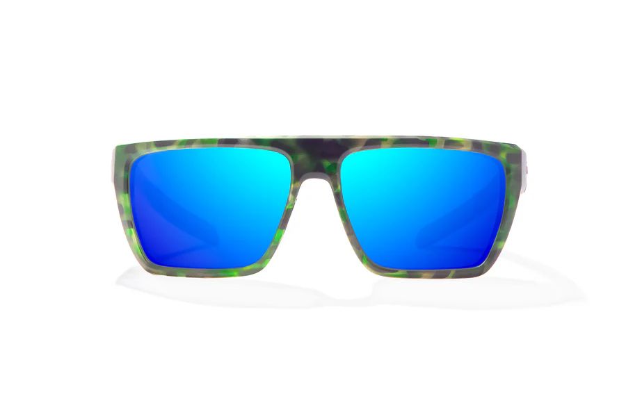 BAJIO ZAPATA | Frame Color: Green Water Matte | Lens Color: Blue Mirror | Lens Material: Glass Lenses