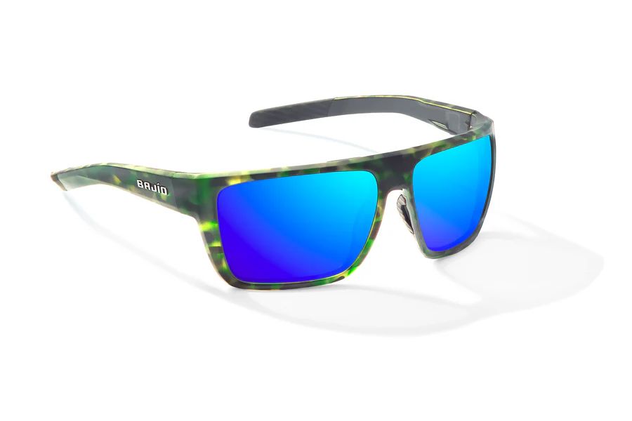 BAJIO ZAPATA | Frame Color: Green Water Matte | Lens Color: Blue Mirror | Lens Material: Glass Lenses