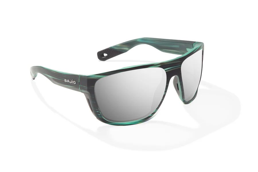 BAJIO LAS ROCAS | Frame Color: Blue Grass Matte | Lens Color: Silver Mirror | Lens Material: Glass Lenses