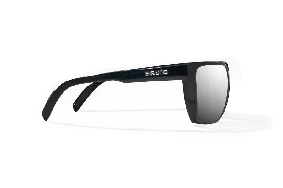 BAJIO ELDORA | Frame Color: Black Gloss | Lens Color: Silver Mirror | Lens Material: Polycarbonate Lenses