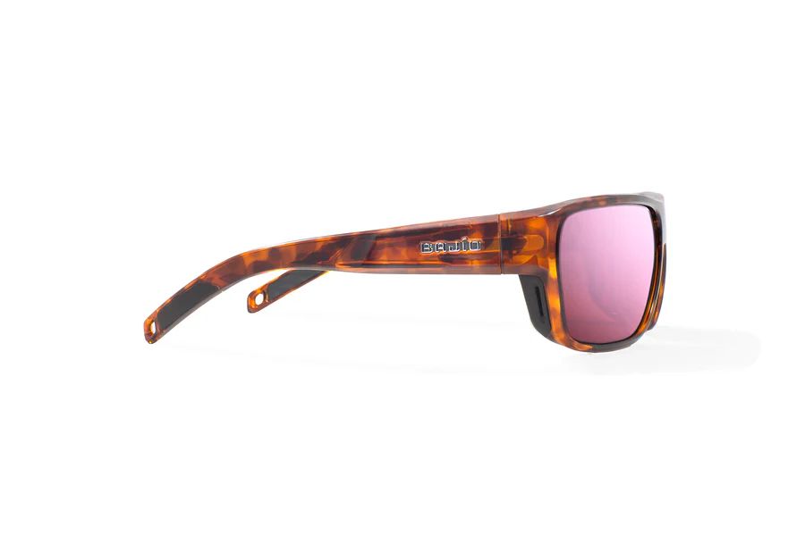 BAJIO RIGOLETS | Frame Color: Brown Tortoise Gloss | Lens Color: Rose Mirror | Lens Material: Glass Lenses