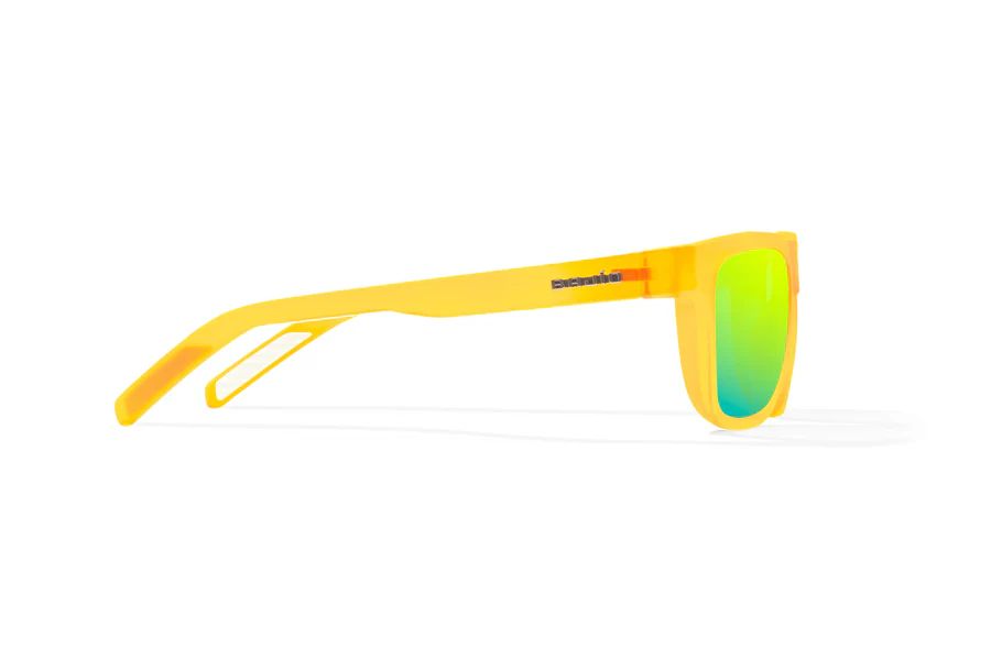 BAJIO HOPEDALE | Frame Color: Yellow Glass Matte | Lens Color: Green Mirror | Lens Material: Polycarbonate Lenses