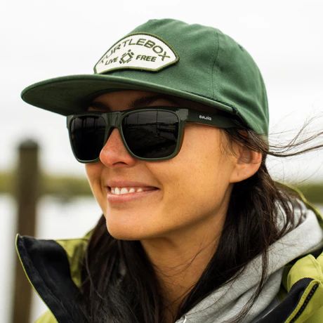BAJIO HOPEDALE | Frame Color: Yellow Glass Matte | Lens Color: Green Mirror | Lens Material: Polycarbonate Lenses