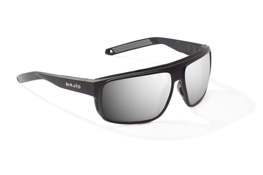 BAJIO GREENLAND | Frame Color: Black Matte | Lens Color: Silver Mirror | Lens Material: Glass Lenses