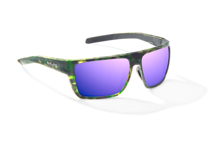 BAJIO ZAPATA | Frame Color: Green Water Matte | Lens Color: Violet Mirror | Lens Material: Polycarbonate Lenses