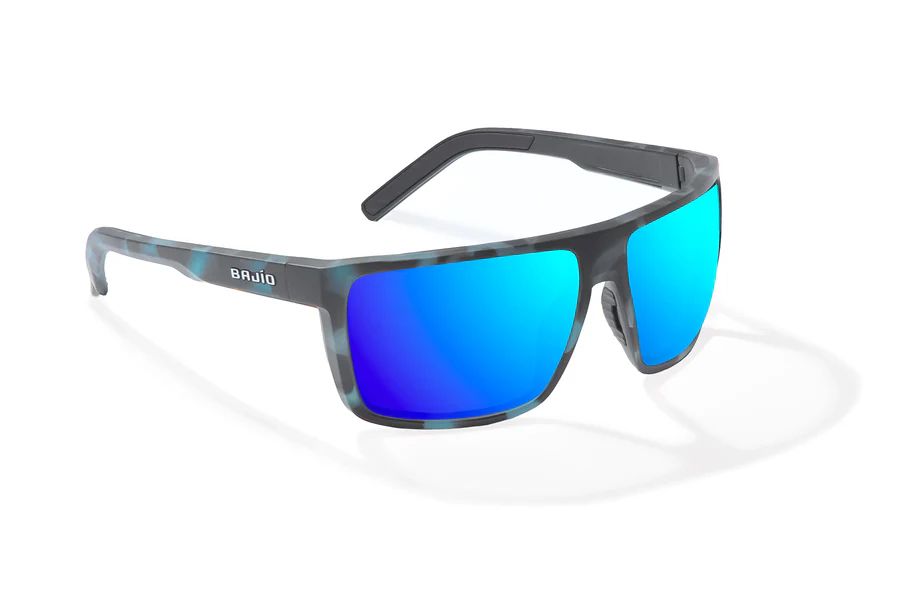 BAJIO TOADS | Frame Color: Blue Water Matte | Lens Color: Blue Mirror | Lens Material: Polycarbonate Lenses