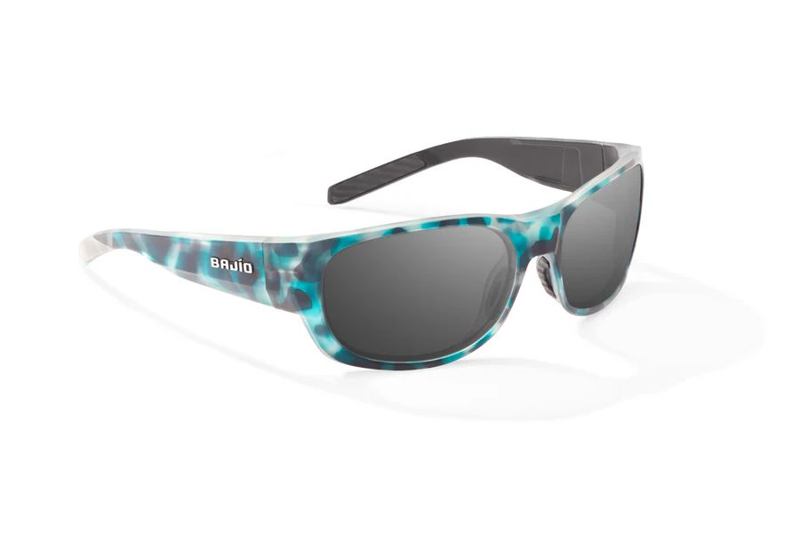 BAJIO DARIEN | Frame Color: Light Blue Water Matte | Lens Color: Grey | Lens Material: Glass Lenses