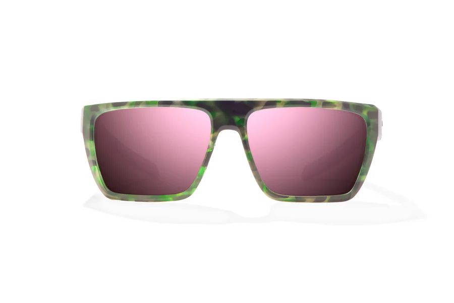 BAJIO ZAPATA | Frame Color: Green Water Matte | Lens Color: Rose Mirror | Lens Material: Polycarbonate Lenses