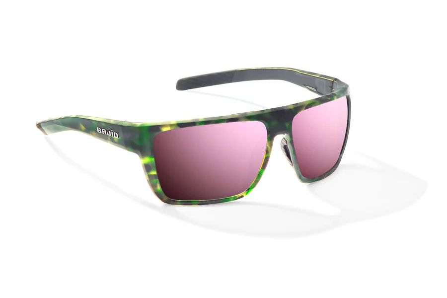 BAJIO ZAPATA | Frame Color: Green Water Matte | Lens Color: Rose Mirror | Lens Material: Polycarbonate Lenses