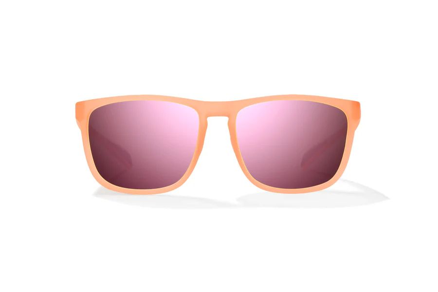 BAJIO CALDA | Frame Color: Peach Glass Matte | Lens Color: Rose Mirror | Lens Material: Polycarbonate Lenses