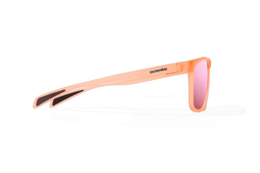 BAJIO CALDA | Frame Color: Peach Glass Matte | Lens Color: Rose Mirror | Lens Material: Polycarbonate Lenses