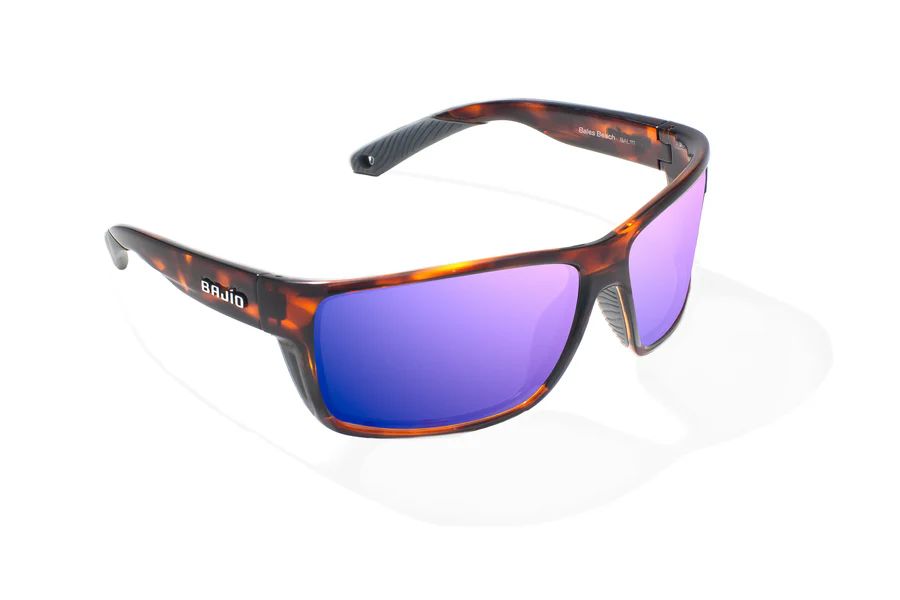 BAJIO BALES BEACH | Frame Color: Brown Tortoise Gloss | Lens Color: Violet Mirror | Lens Material: Polycarbonate Lenses
