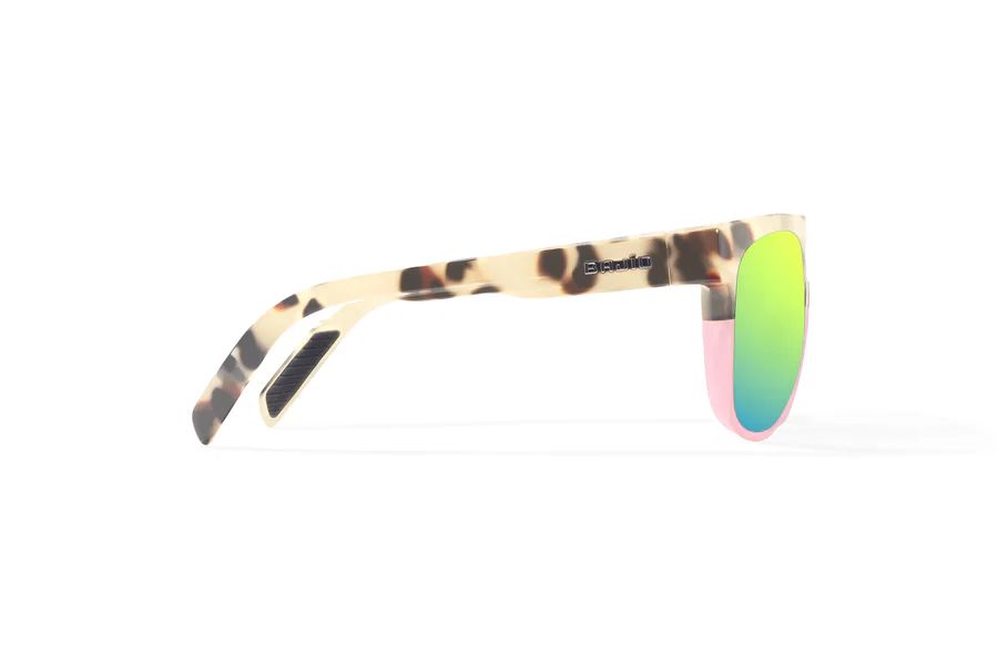 BAJIO CHELEM | Frame Color: Tort-Rose Turtle Gloss | Lens Color: Green Mirror | Lens Material: Polycarbonate Lenses