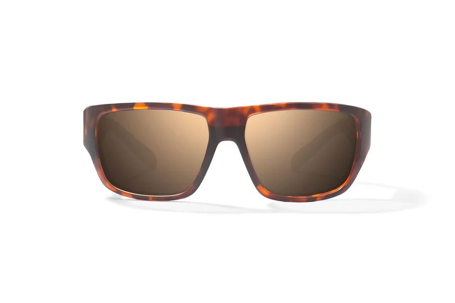BAJIO PIEDRA | Frame Color: Brown Tortoise Matte | Lens Color: Copper | Lens Material: Polycarbonate Lenses
