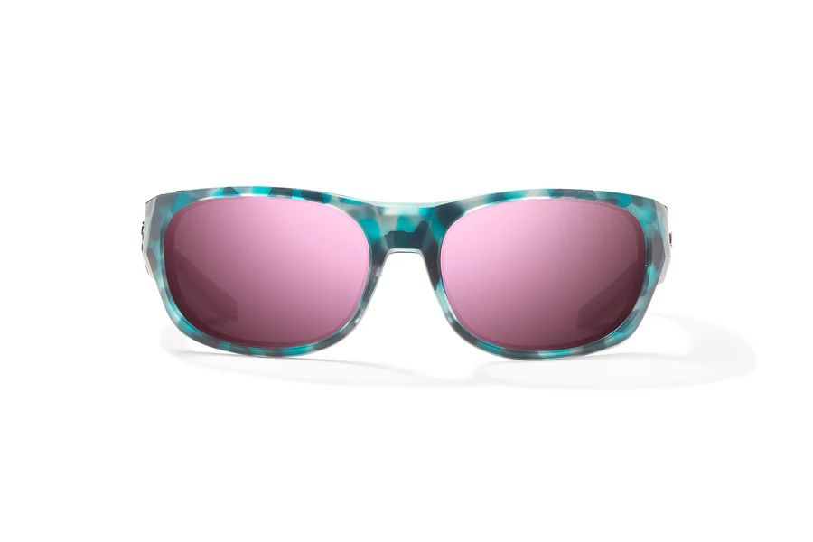 BAJIO DARIEN | Frame Color: Light Blue Water Matte | Lens Color: Rose Mirror | Lens Material: Polycarbonate Lenses