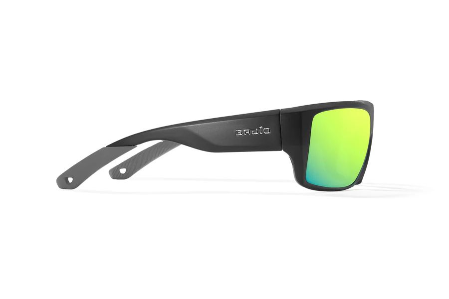 BAJIO NATO | Frame Color: Black Matte | Lens Color: Green Mirror | Lens Material: Glass Lenses
