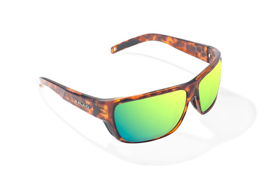 BAJIO RIGOLETS | Frame Color: Brown Tortoise Gloss | Lens Color: Green Mirror | Lens Material: Polycarbonate Lenses