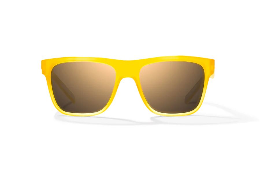 BAJIO HOPEDALE | Frame Color: Yellow Glass Matte | Lens Color: Copper | Lens Material: Glass Lenses