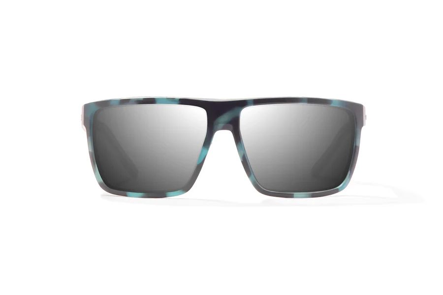 BAJIO TOADS | Frame Color: Blue Water Matte | Lens Color: Silver Mirror | Lens Material: Polycarbonate Lenses