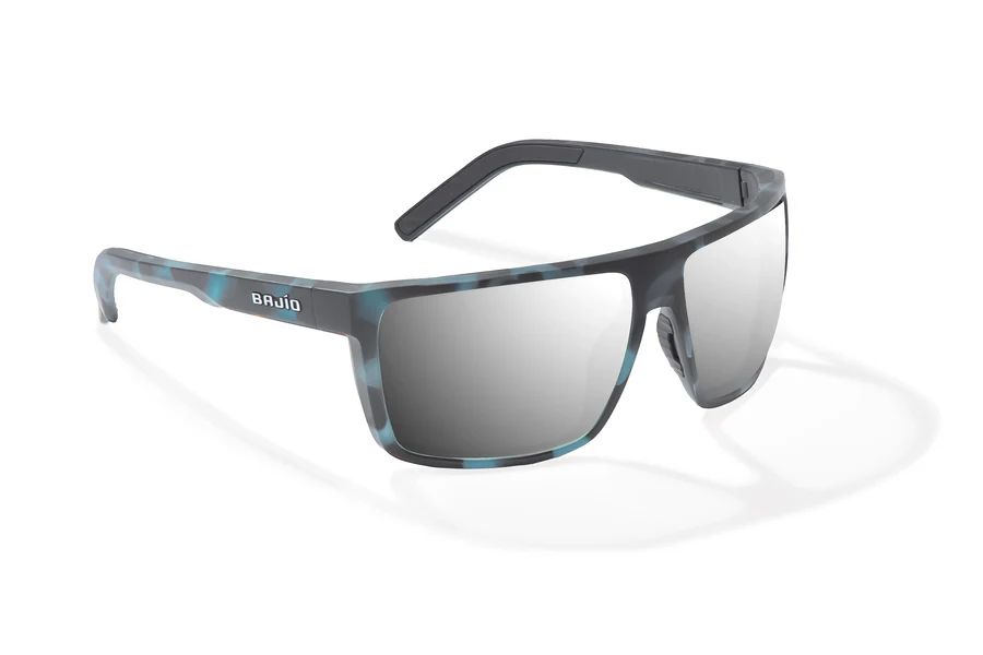 BAJIO TOADS | Frame Color: Blue Water Matte | Lens Color: Silver Mirror | Lens Material: Polycarbonate Lenses