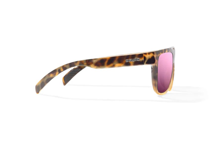 BAJIO CABALLO | Frame Color: Brown Turtle Gloss | Lens Color: Rose Mirror | Lens Material: Polycarbonate Lenses