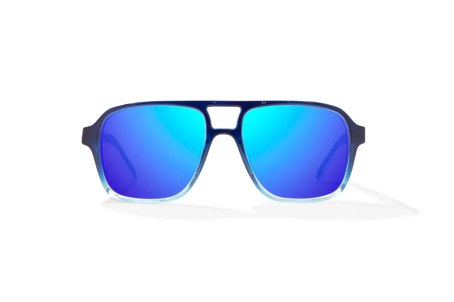 BAJIO 12 SOUTH | Frame Color: Blue Sky Gloss | Lens Color: Blue Mirror | Lens Material: Glass Lenses