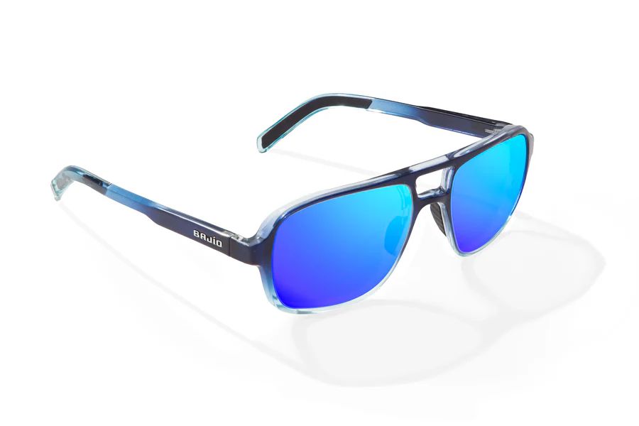 BAJIO 12 SOUTH | Frame Color: Blue Sky Gloss | Lens Color: Blue Mirror | Lens Material: Glass Lenses
