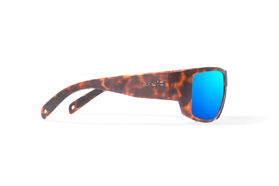BAJIO PIEDRA | Frame Color: Brown Tortoise Matte | Lens Color: Blue Mirror | Lens Material: Polycarbonate Lenses